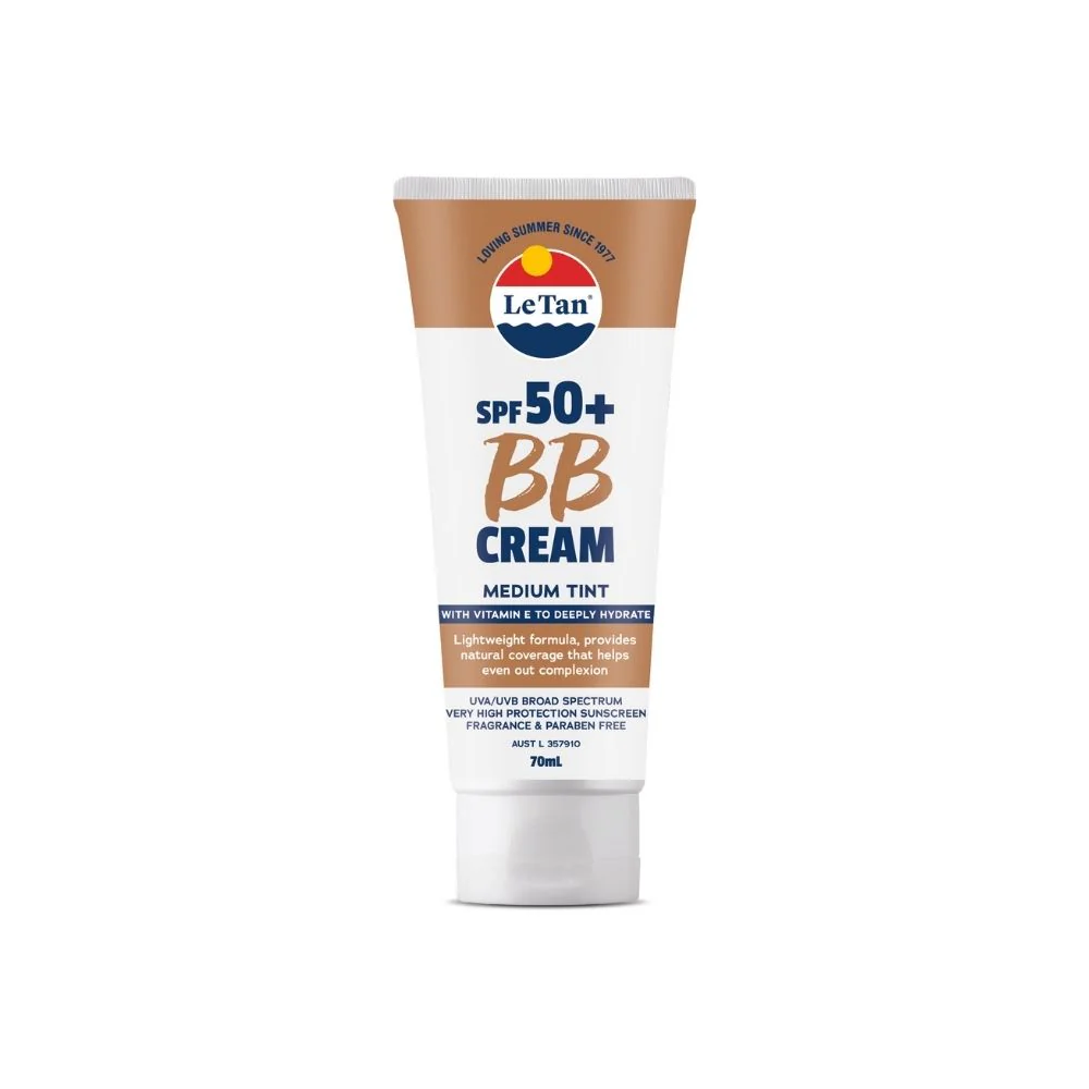 LE TAN SPF50+ BB Cream Medium Tint 70ml