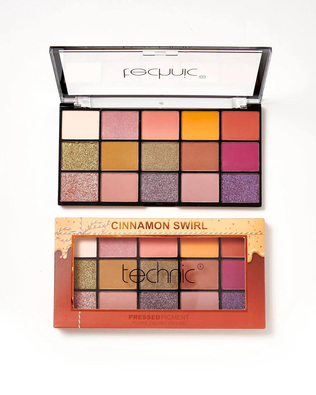 TECHNIC CINNAMON SWIRL PRESSED PIGMENT PALETTE