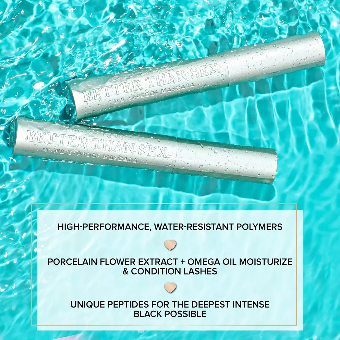 Too Faced Better Than Sex Volumizing & Lengthening Waterproof Mascara 8ml - Image 2