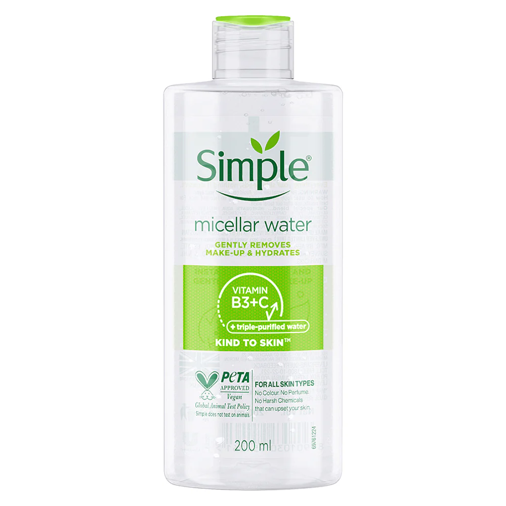 SIMPLE Kind to Skin Micellar Cleansing Water 200ml