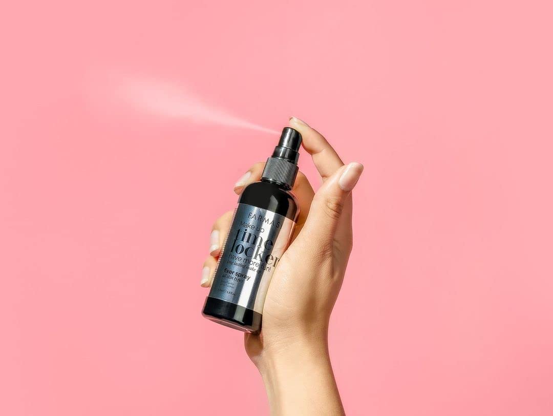 FARMASI Makeup Time Locker, Long-Lasting Makeup Setting Spray, Oil-Free, Lightweight, All-Day Wear Revitalizes, Natural Finish, 3.9 fl. oz / 115 ml - Image 4