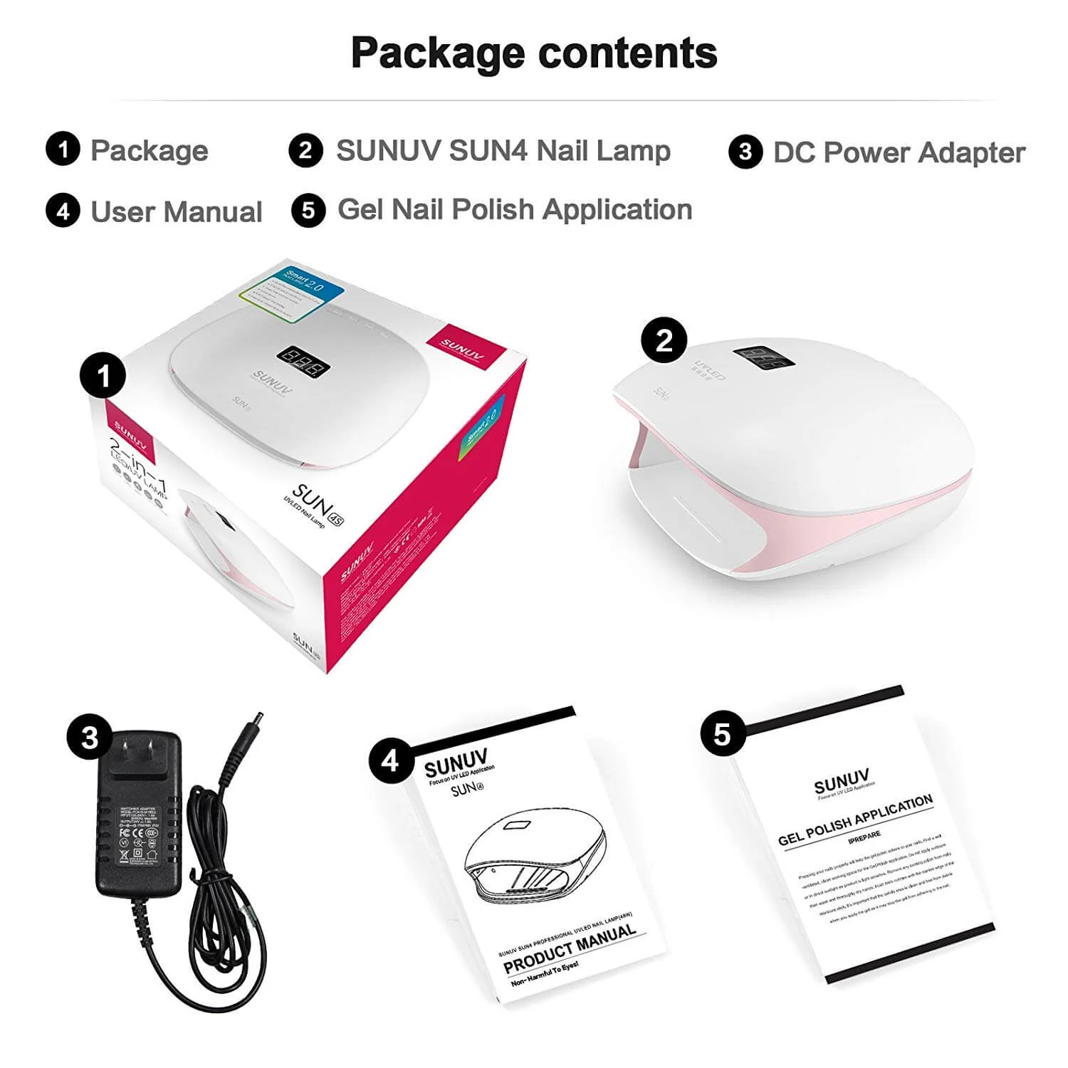 SUNUV UV LED Nail Lamp/Nail Dryer SUN4S