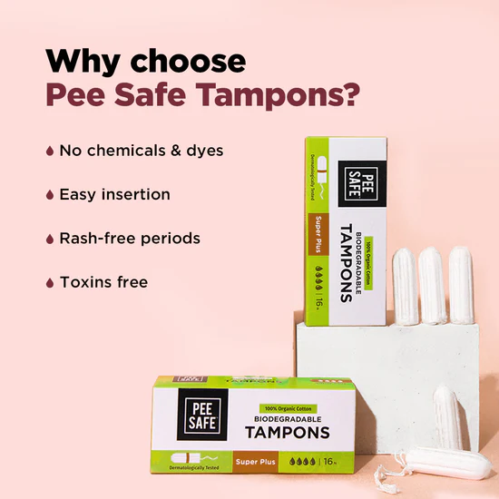 Biodegradable Tampons- Super Plus (16 Tampons) - Image 2