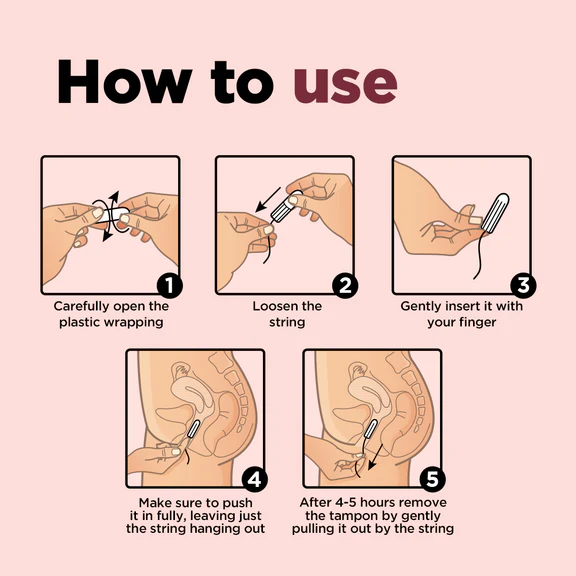 Biodegradable Tampons- Regular (16 Tampons) - Image 5