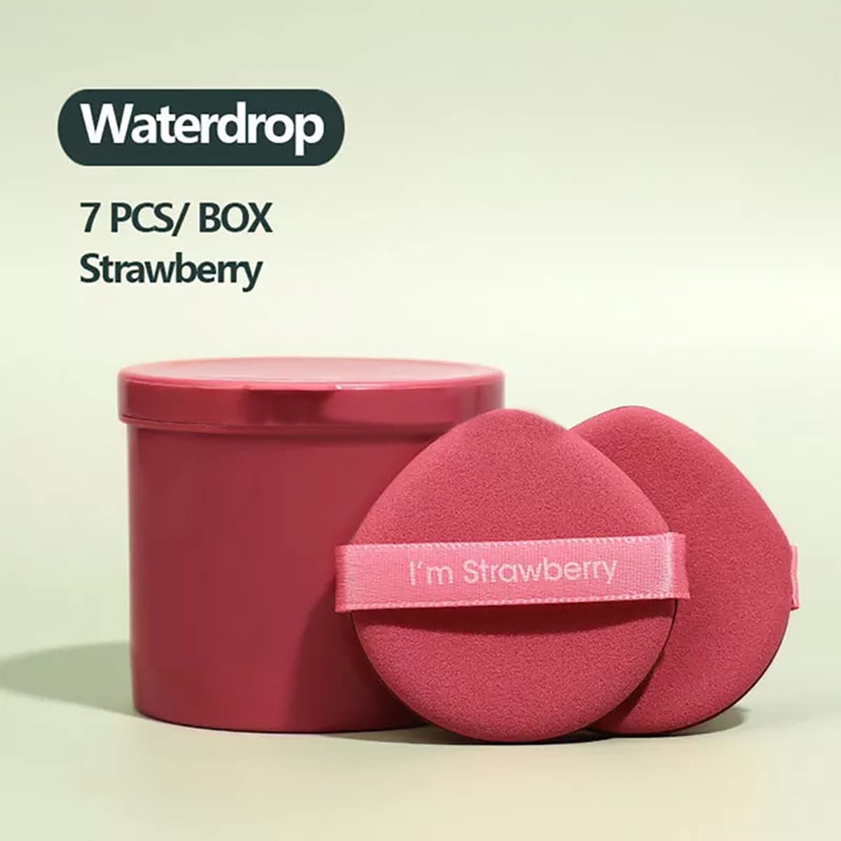 7pcs Soft Makeup Puff with a storage box, Triangle Puff, Round Puff, Reusable Makeup Sponge - Image 2
