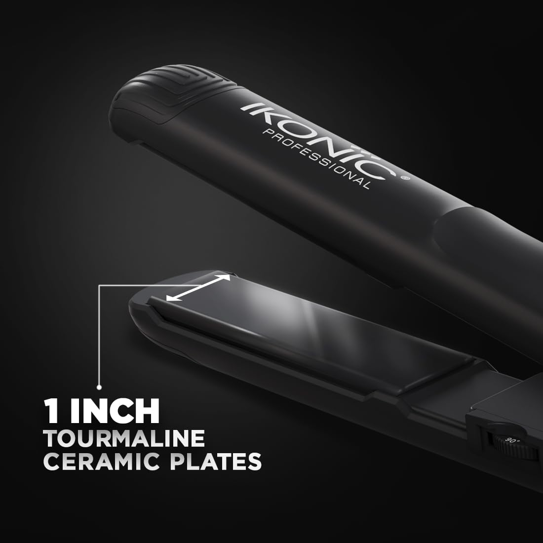 Ikonic Professional Glam Straightner (Black) - Image 3