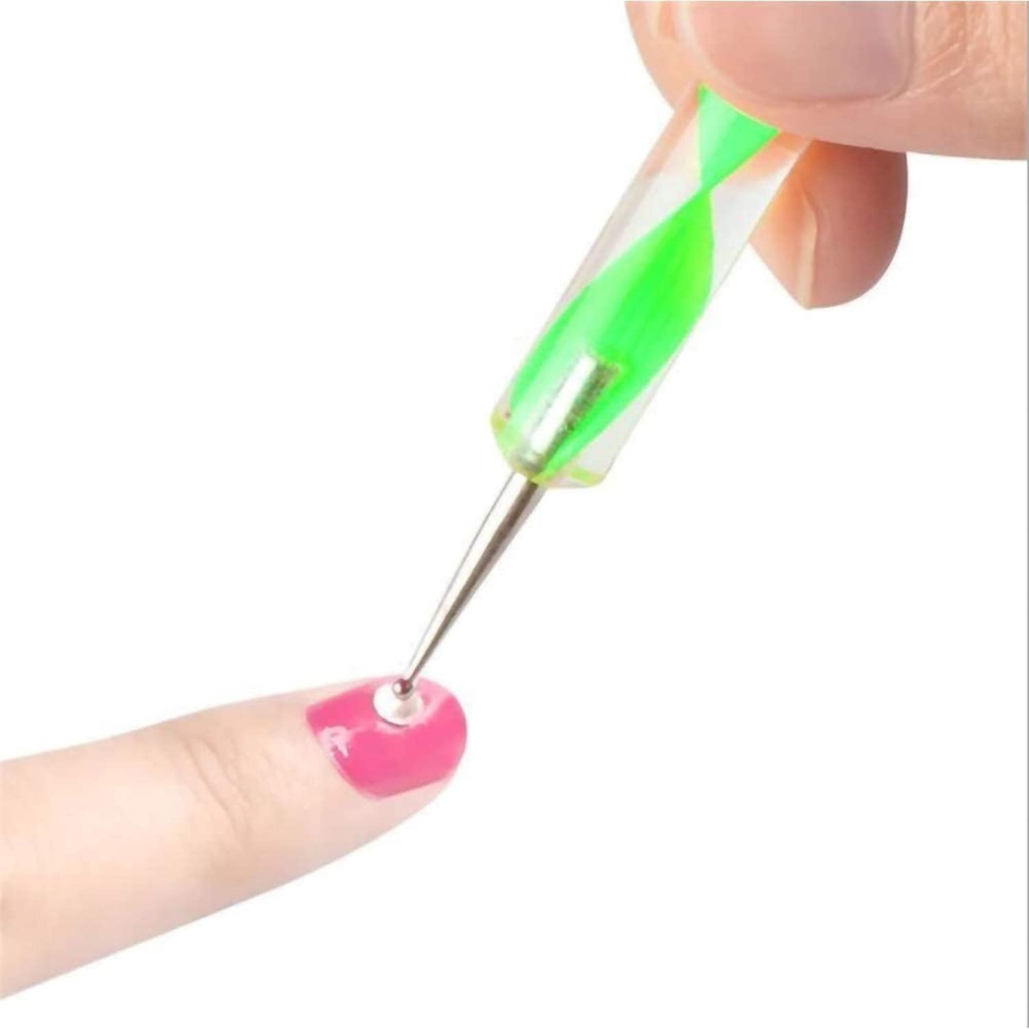 5 pc 2 Way Dotting Pen Tool Nail Art Tip Dot Paint Manicure kit - Image 3