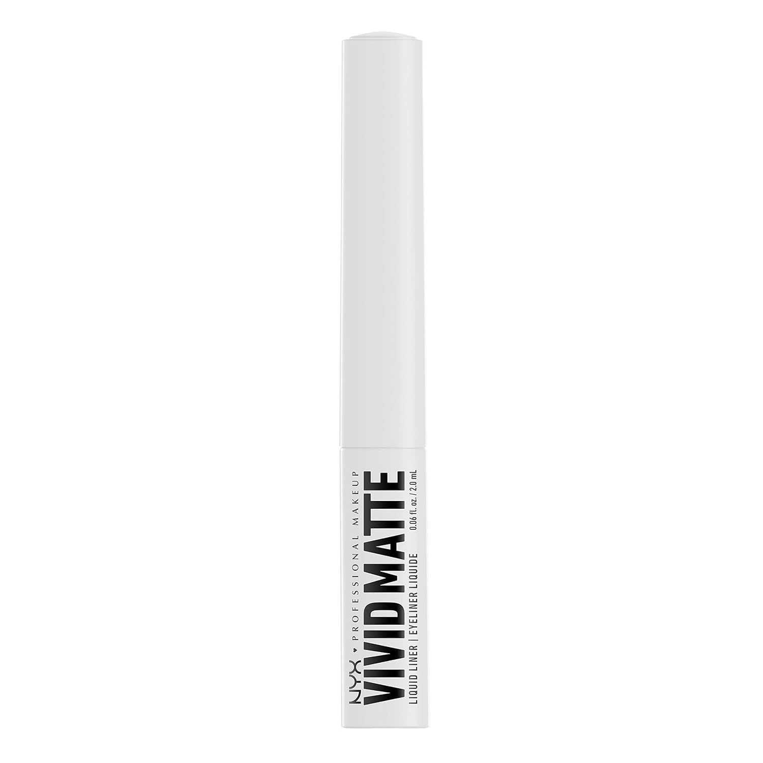 NYX PROFESSIONAL MAKEUP Vivid Matte Liquid Liner, Smear-Resistant Eyeliner with Precise Tip - White - Image 9