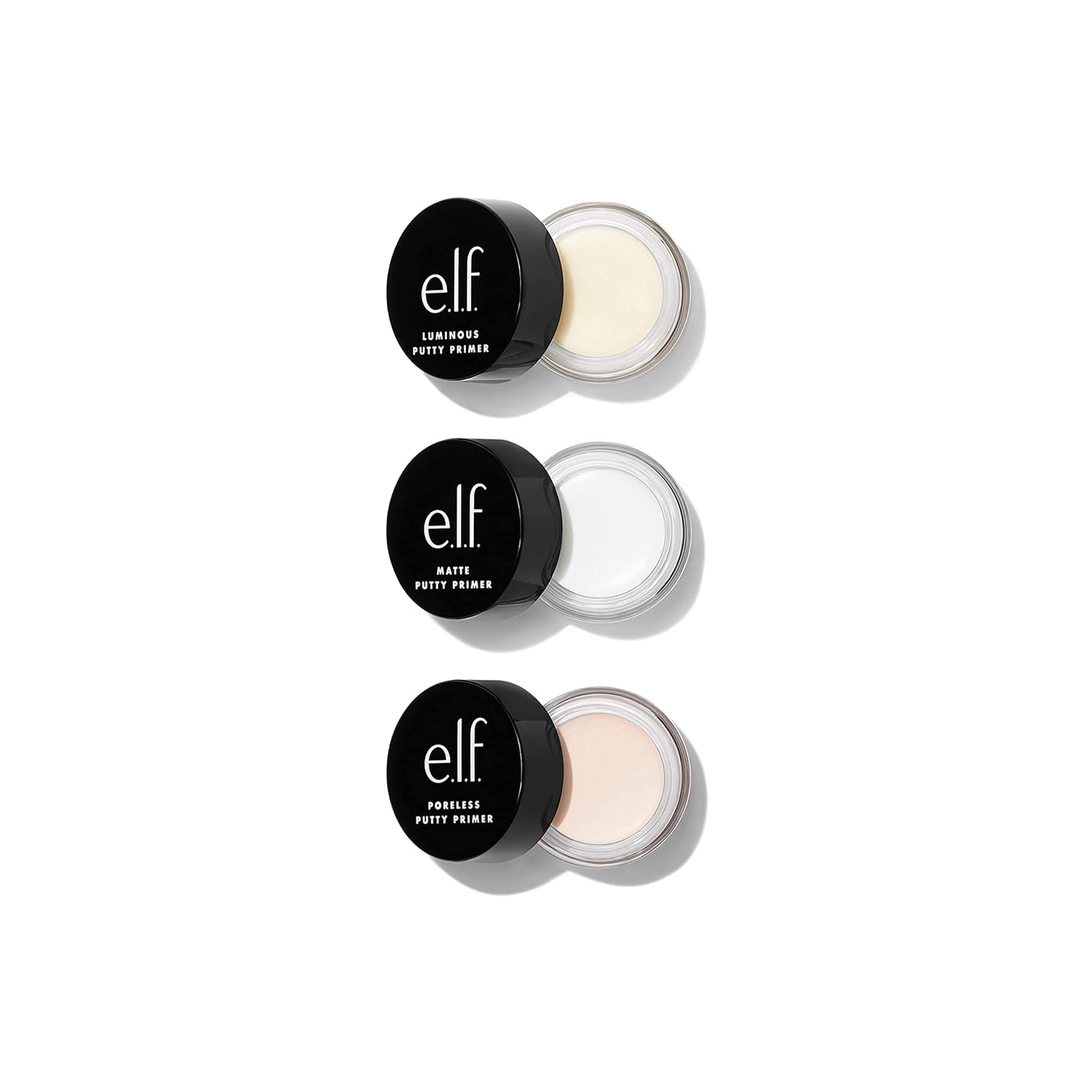 e.l.f. Cosmetics Putty Primer Trio, Includes Poreless Putty, Matte Putty & Luminous Putty, Travel Size, 0.14 Oz (4g) Each, 0.14 ounces (Pack of 3) - Image 3