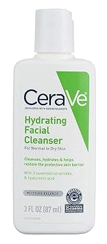 CeraVe Hydrating Facial Cleanser (87ml) - Image 3