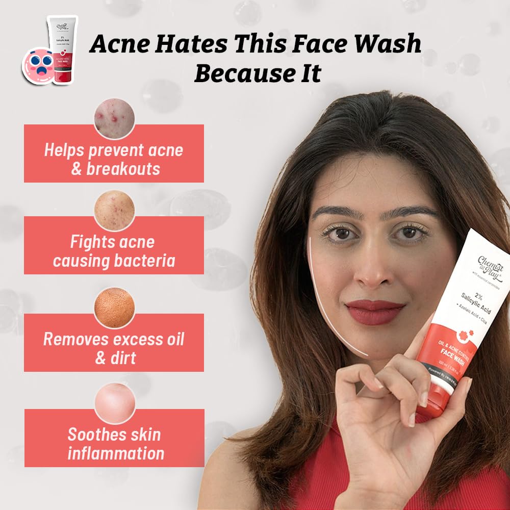 Chemist at Play 2% Salicylic Acid Face Wash For Oily Skin with Niacinamide 100ml - Image 5