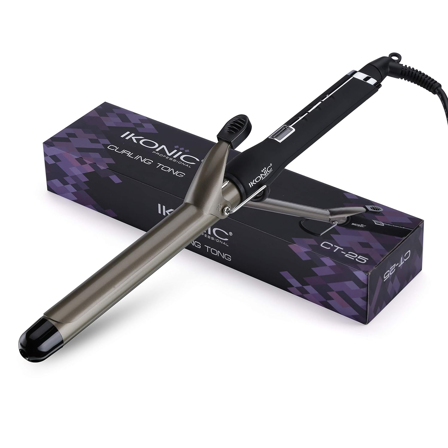 Ikonic Professional Curling Tong Black (CT25) - Image 2