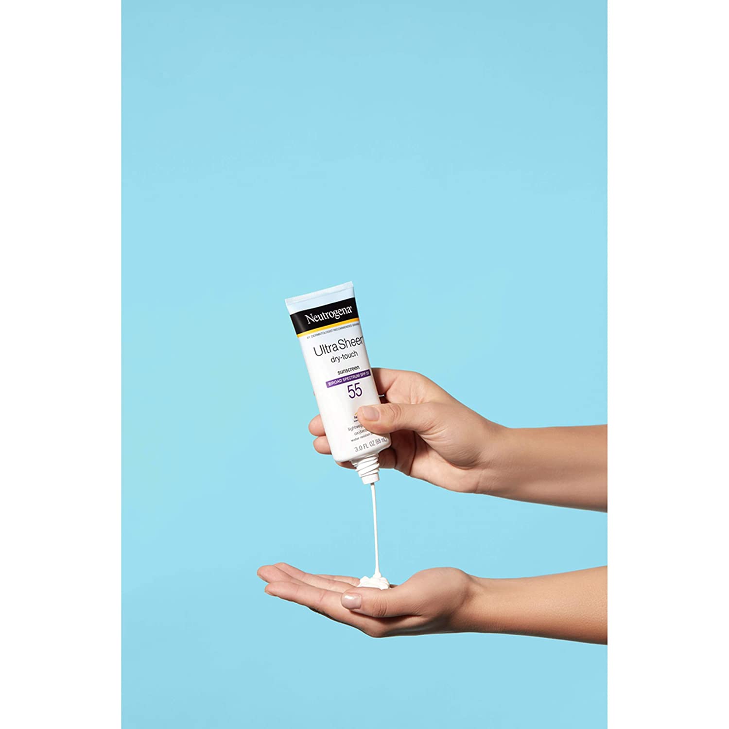 Neutrogena Ultra Sheer Dry-Touch Sunscreen Lotion, SPF 55, 88ml - Image 3