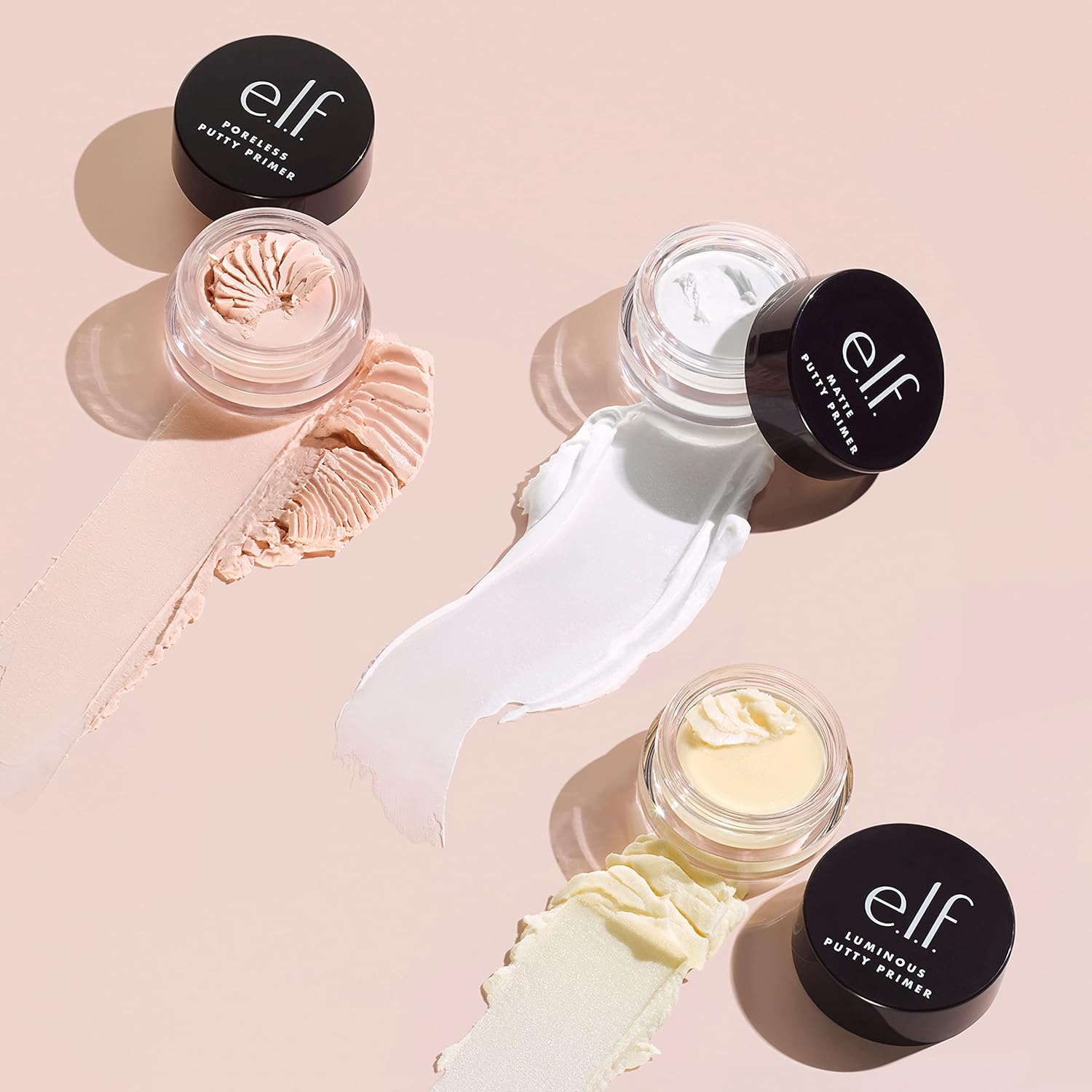e.l.f. Cosmetics Putty Primer Trio, Includes Poreless Putty, Matte Putty & Luminous Putty, Travel Size, 0.14 Oz (4g) Each, 0.14 ounces (Pack of 3) - Image 5