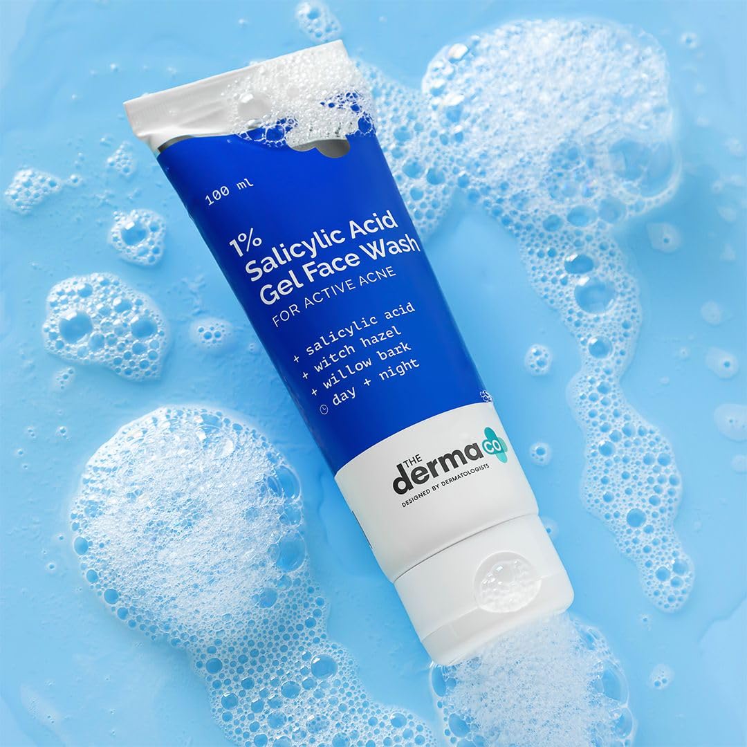 The Derma Co. 1% Salicylic Acid Gel Face Wash 100ml - Image 2