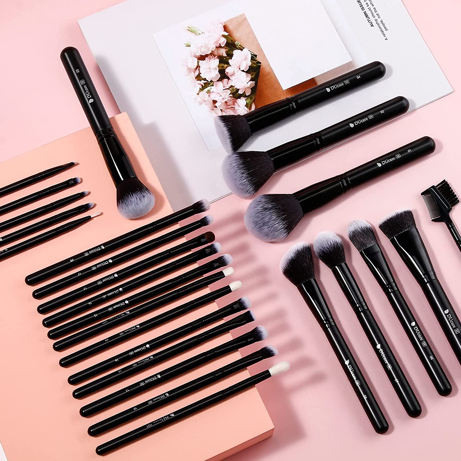 Du Care 27 Pieces Professional Makeup Brushes SET - Image 2