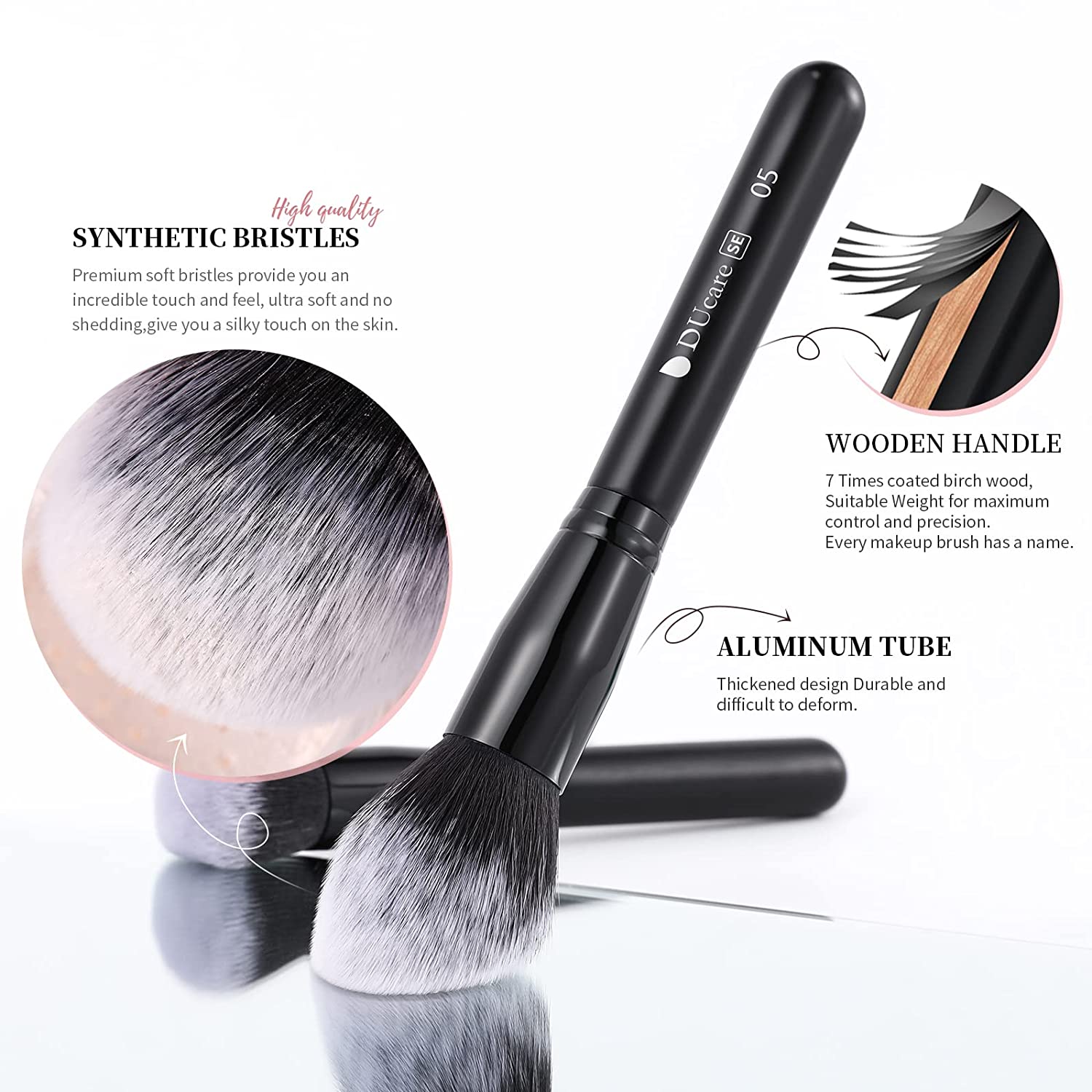 Du Care 27 Pieces Professional Makeup Brushes SET - Image 5