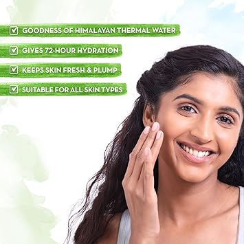 Aqua Glow Gel Face Moisturizer With Himalayan Thermal Water and Hyaluronic Acid for 72 Hours Hydration – 100ml - Image 3