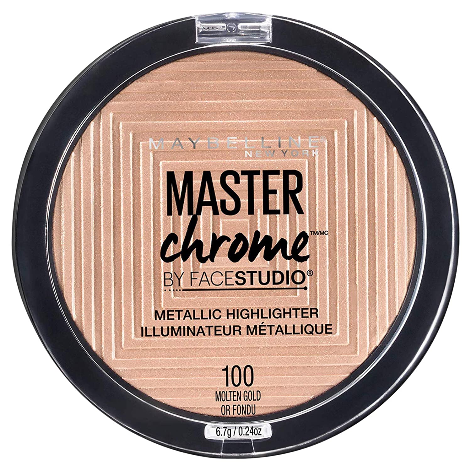 Maybelline FaceStudio Master Chrome Metallic Highlighter - Molten Gold 100 - Image 3