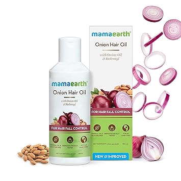 Onion Hair Oil for Hair Regrowth and Hair Fall Control with Redensyl, 150ml - Image 3