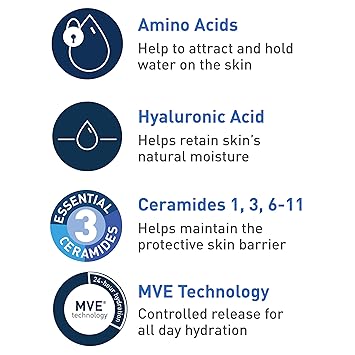 CeraVe Hydrating Cream-to-Foam Cleanser 16fl oz (473ml) - Image 4