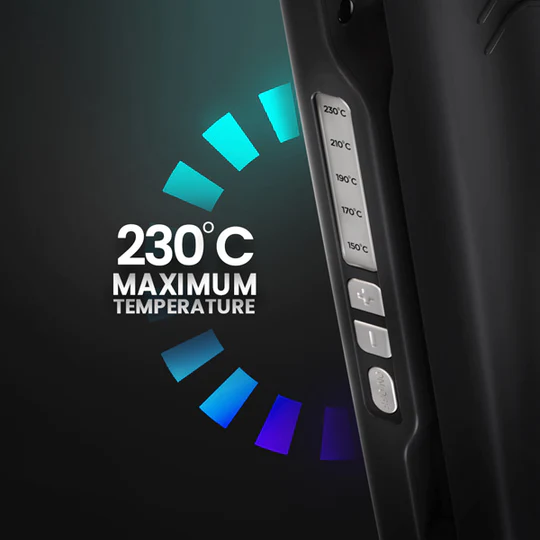 IKONIC HAIR STRAIGHTENER - PRO STRAIGHT BLACK - Image 4