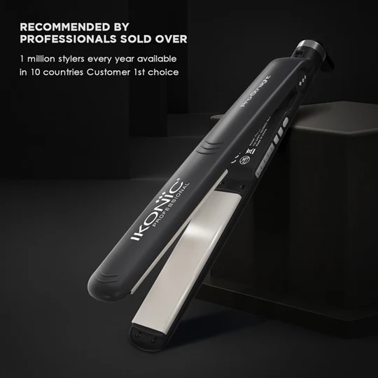 IKONIC HAIR STRAIGHTENER - PRO STRAIGHT BLACK - Image 6
