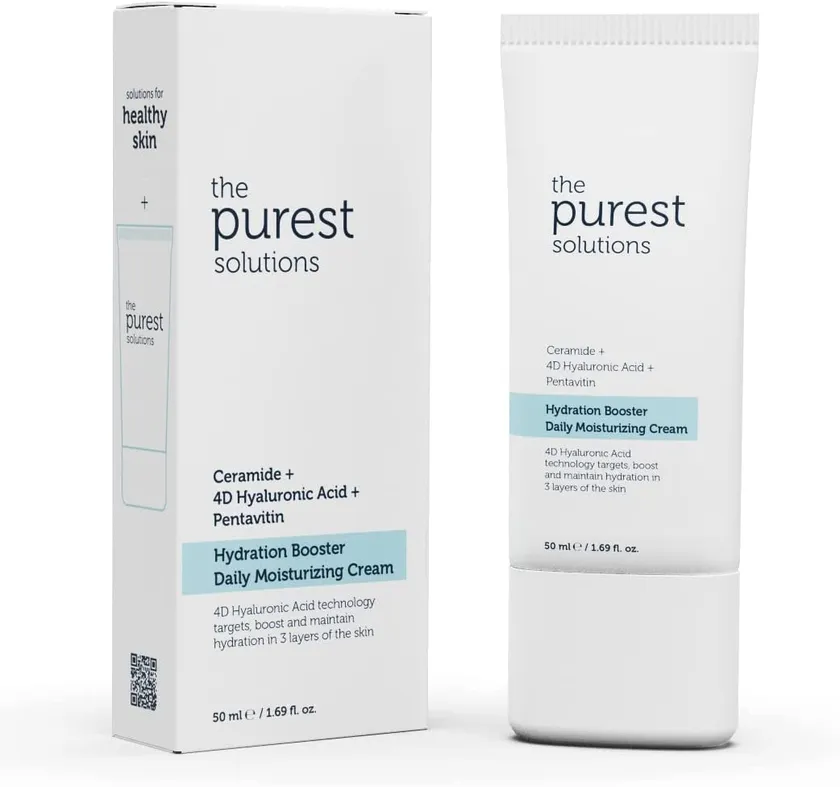 The Purest Solutions Hydration Booster Daily Moisturizing Cream - Ceramide + 4D Hyaluronic Acid + Pentavitin 50ml