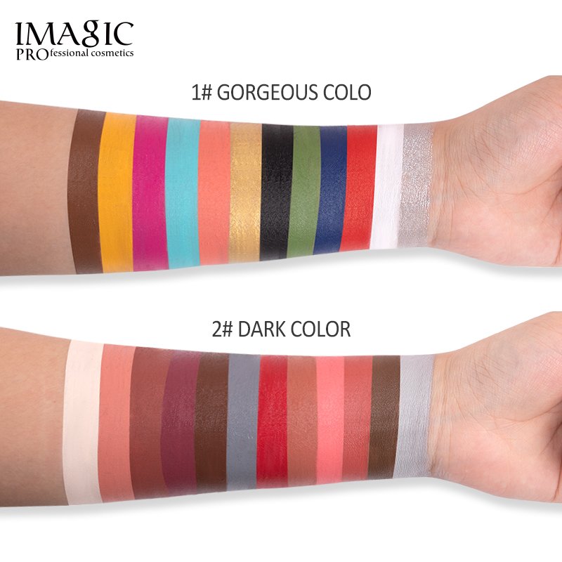 Face Body Paint IMAGIC Brand 12 Flash Colors case Halloween Party Fancy Dress Tattoo Oil Painting Art Beauty - Image 5