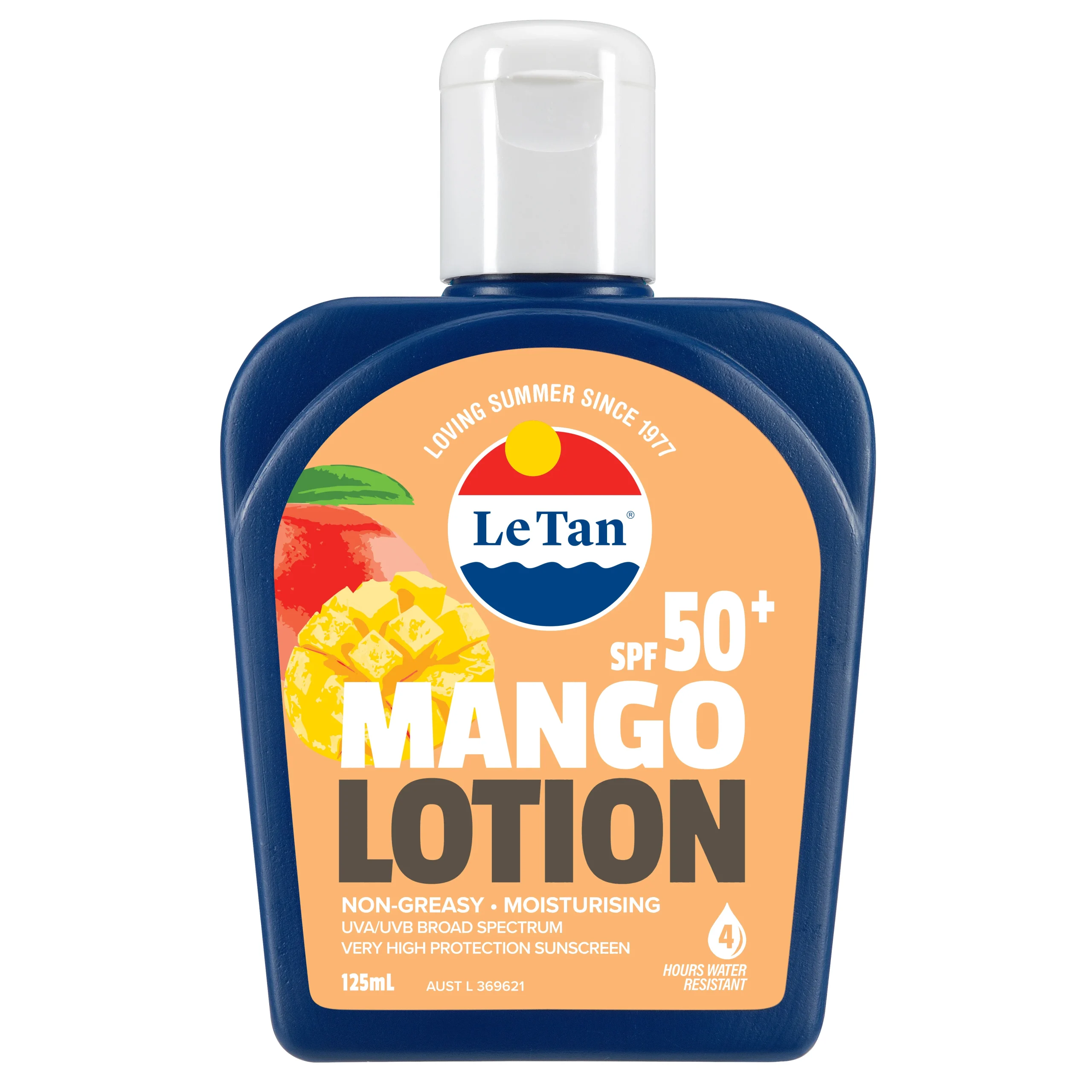 LE TAN SPF50+ Mango Sunscreen Lotion 125ml