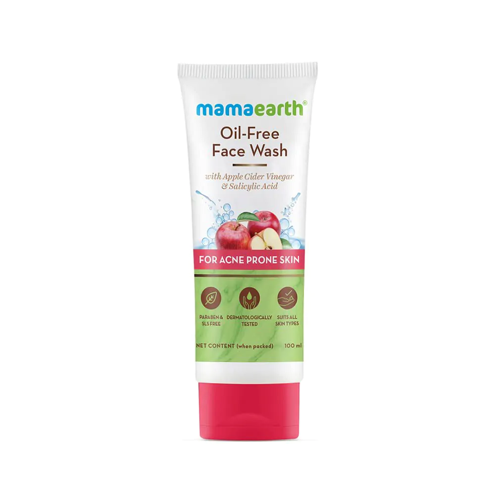 Oil-Free Face Wash with Apple Cider Vinegar & Salicylic Acid for Acne-Prone Skin– 100 ml