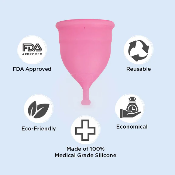 PEE SAFE Reusable Menstrual Cup - Large (1N) - Image 2
