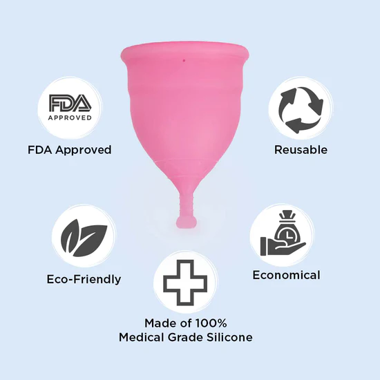 PEE SAFE Reusable Menstrual Cup - Small - Image 3
