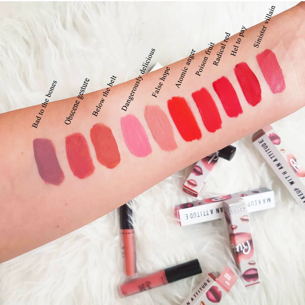 RUDE-Notorious Rich Long Lasting Liquid Lip Color - Image 2