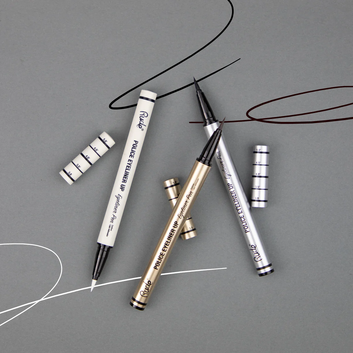RUDE-Police Eyeliner Up Eyeliner Pen - Image 3