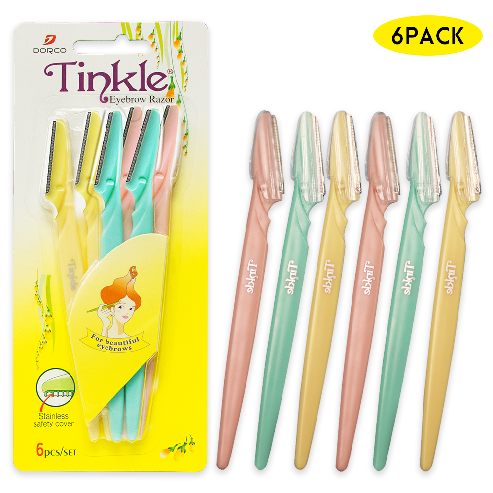 Dorco Tinkle Eyebrow Razor, 6 PCS - Image 2