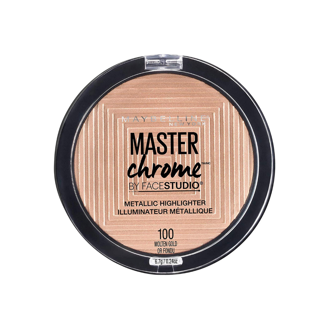 Maybelline FaceStudio Master Chrome Metallic Highlighter - Molten Gold 100