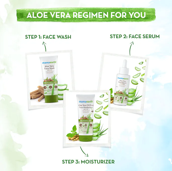 Aloe Vera Oil-Free Face Moisturizer with Aloe Vera & Ashwagandha for a Youthful Glow – 80 g - Image 2