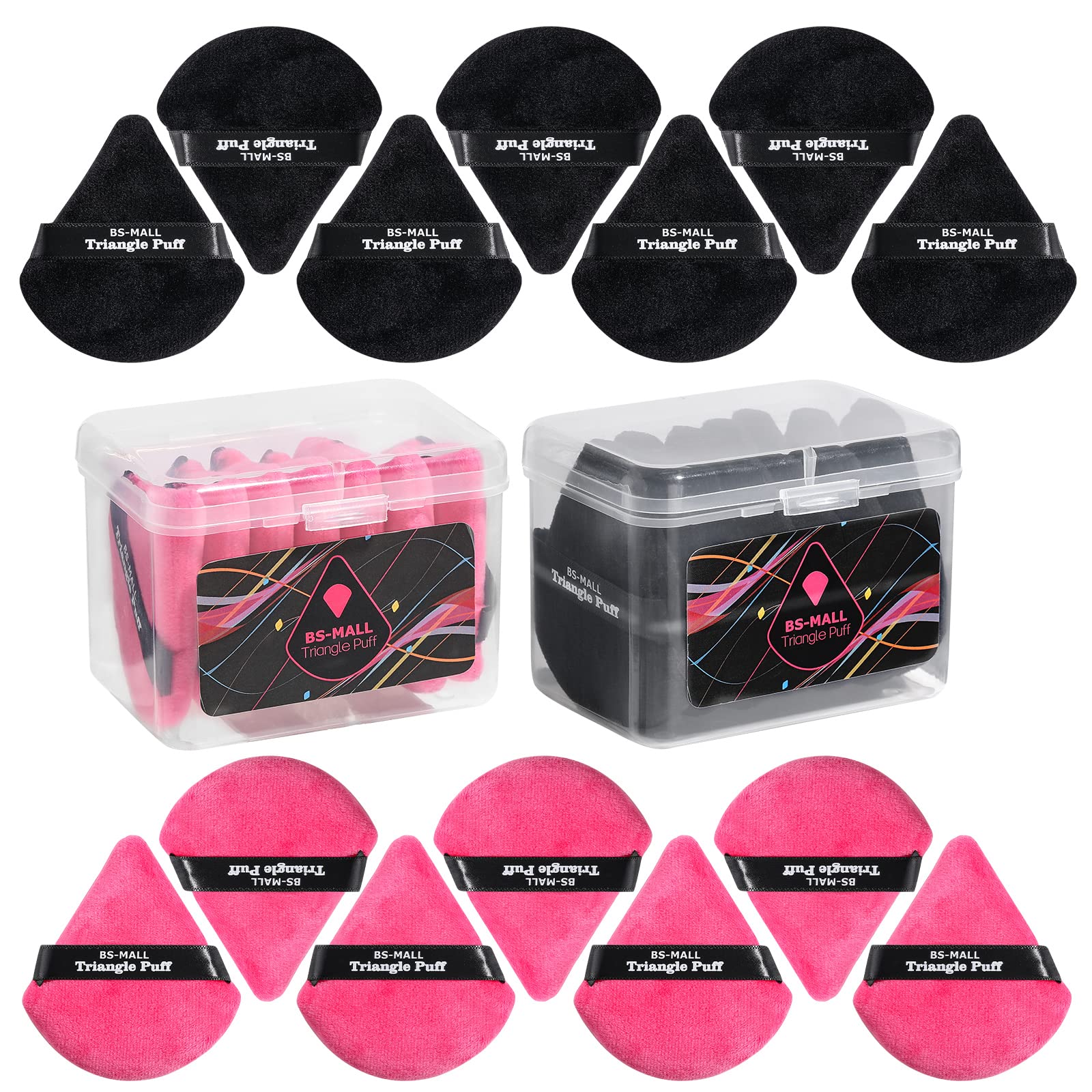 BS-MALL Triangle Powder Puff 7PCS