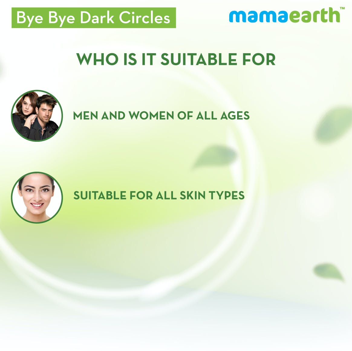 Bye Bye Dark Circles Eye Cream with Cucumber & Peptides for Dark Circles – 20ml - Image 4