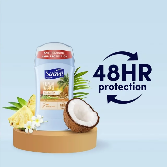 Tropical Paradise Invisible Solid Antiperspirant Deodorant Stick - Image 2