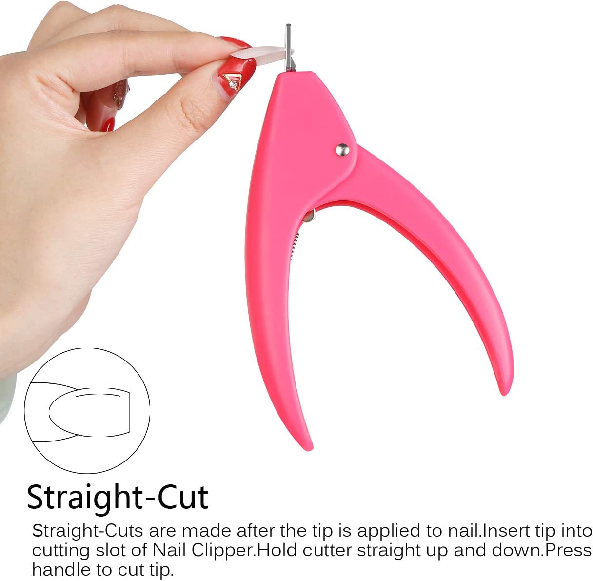 Acrylic Nail Cutter False Nails Clipper Adjustable Fake Nail Clippers Nail Tip Trimmer for Artificial Nail Art Manicure Tools Clip Tool (available in different colors). - Image 3
