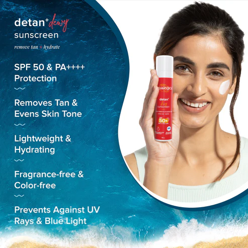Aqualogica Detan+ Dewy Sunscreen 50gm - Image 3