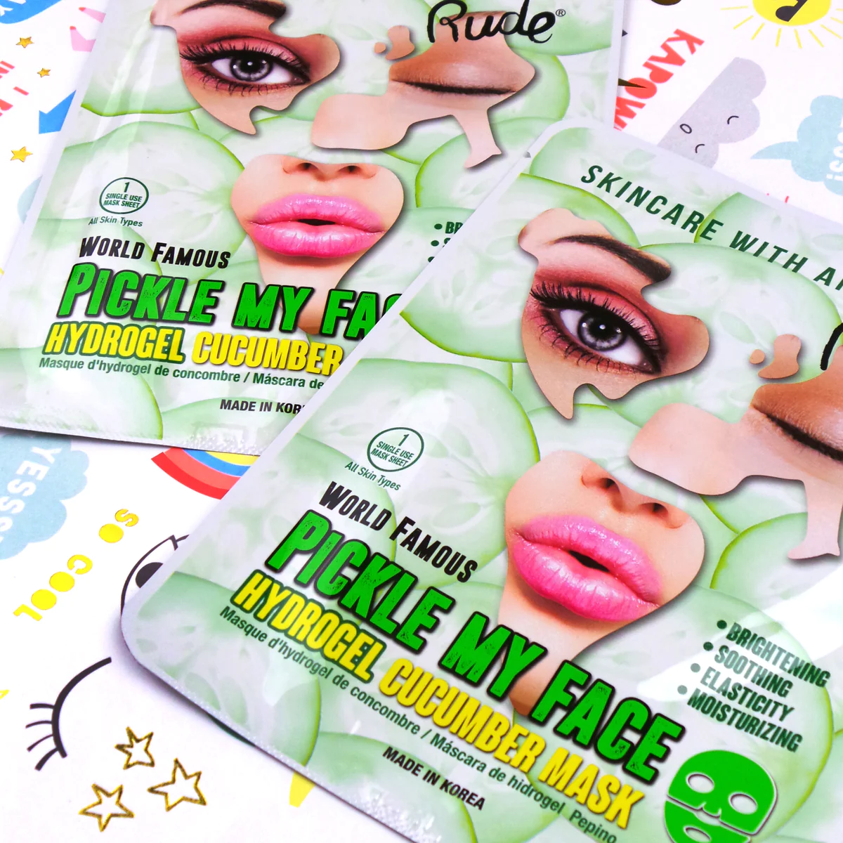Pickle My Face Hydrogel Cucumber Mask - Image 2
