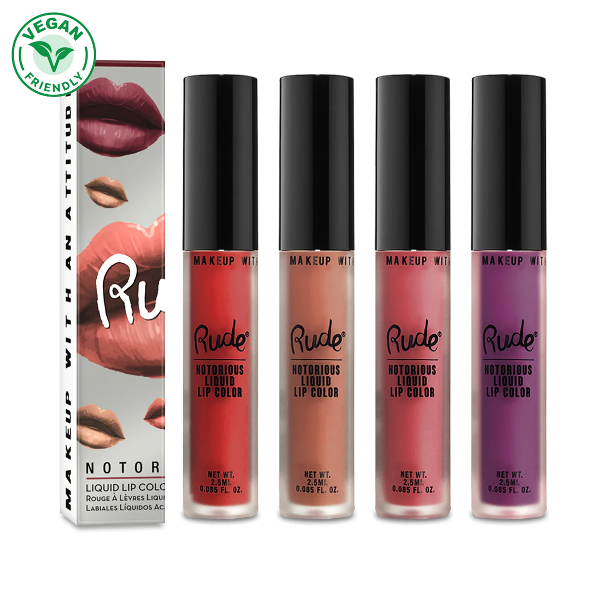 RUDE-Notorious Rich Long Lasting Liquid Lip Color - Image 3