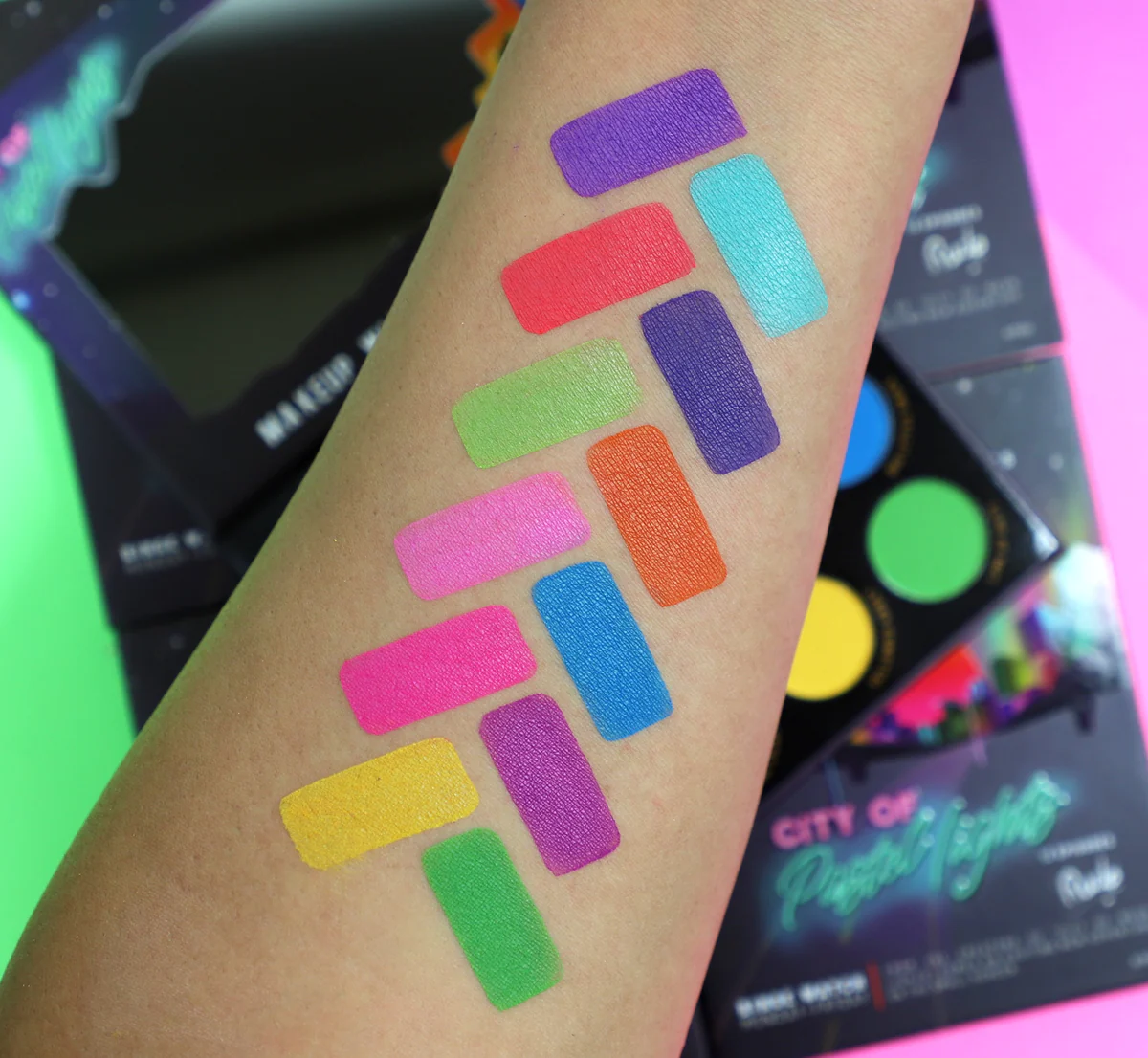 City of Pastel Lights - 12 Pastel Pigment & Eyeshadow Palette - Image 2