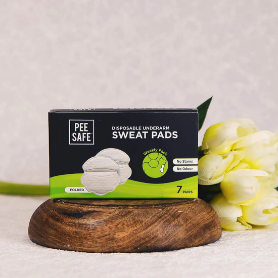 PEE SAFE Disposable Underarm Sweat Pads (Folded)