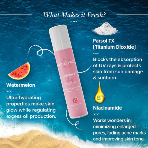 Aqualogica Radiance+ Dewy Sunscreen 50gm - Image 4