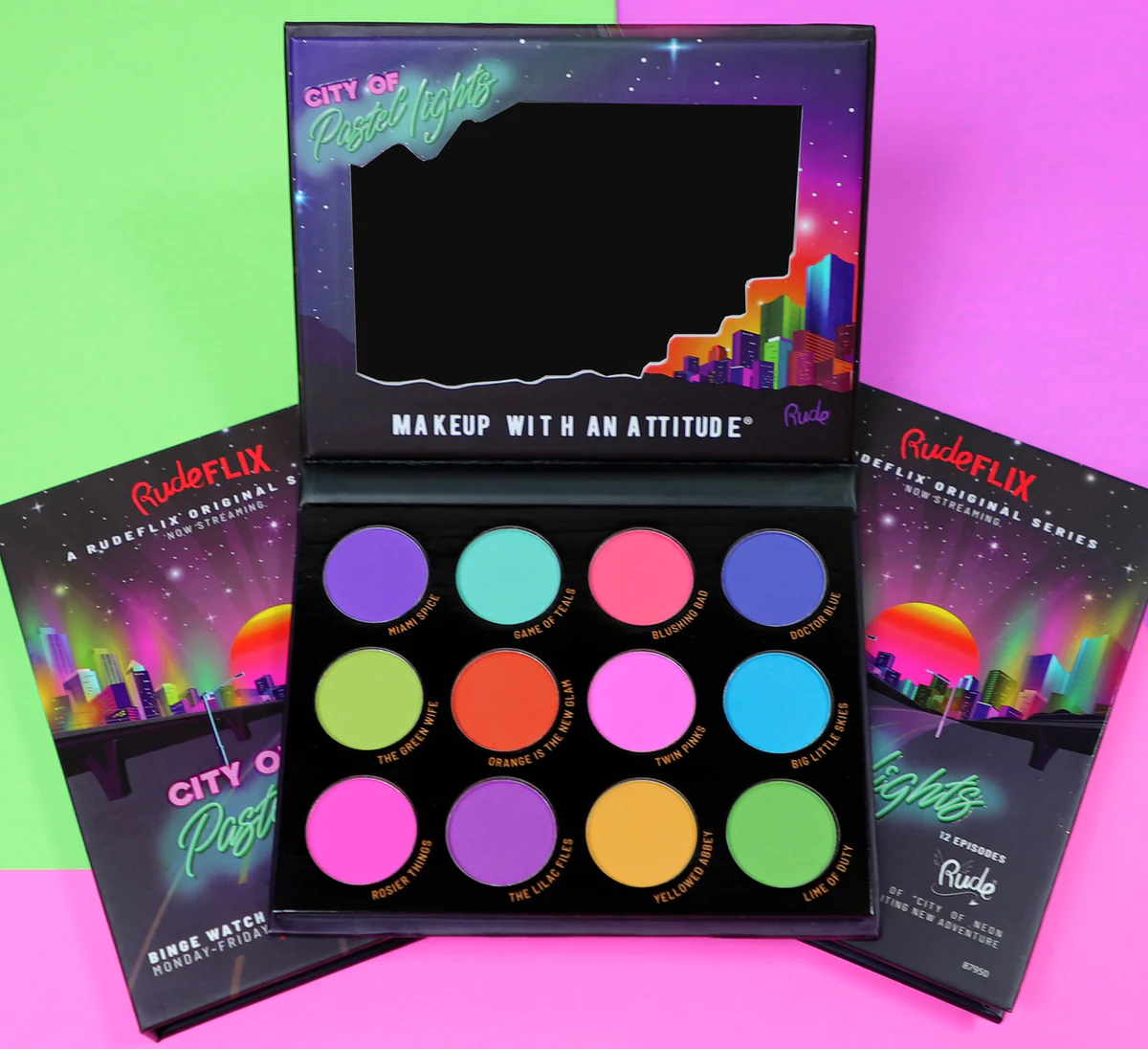 City of Pastel Lights - 12 Pastel Pigment & Eyeshadow Palette - Image 4
