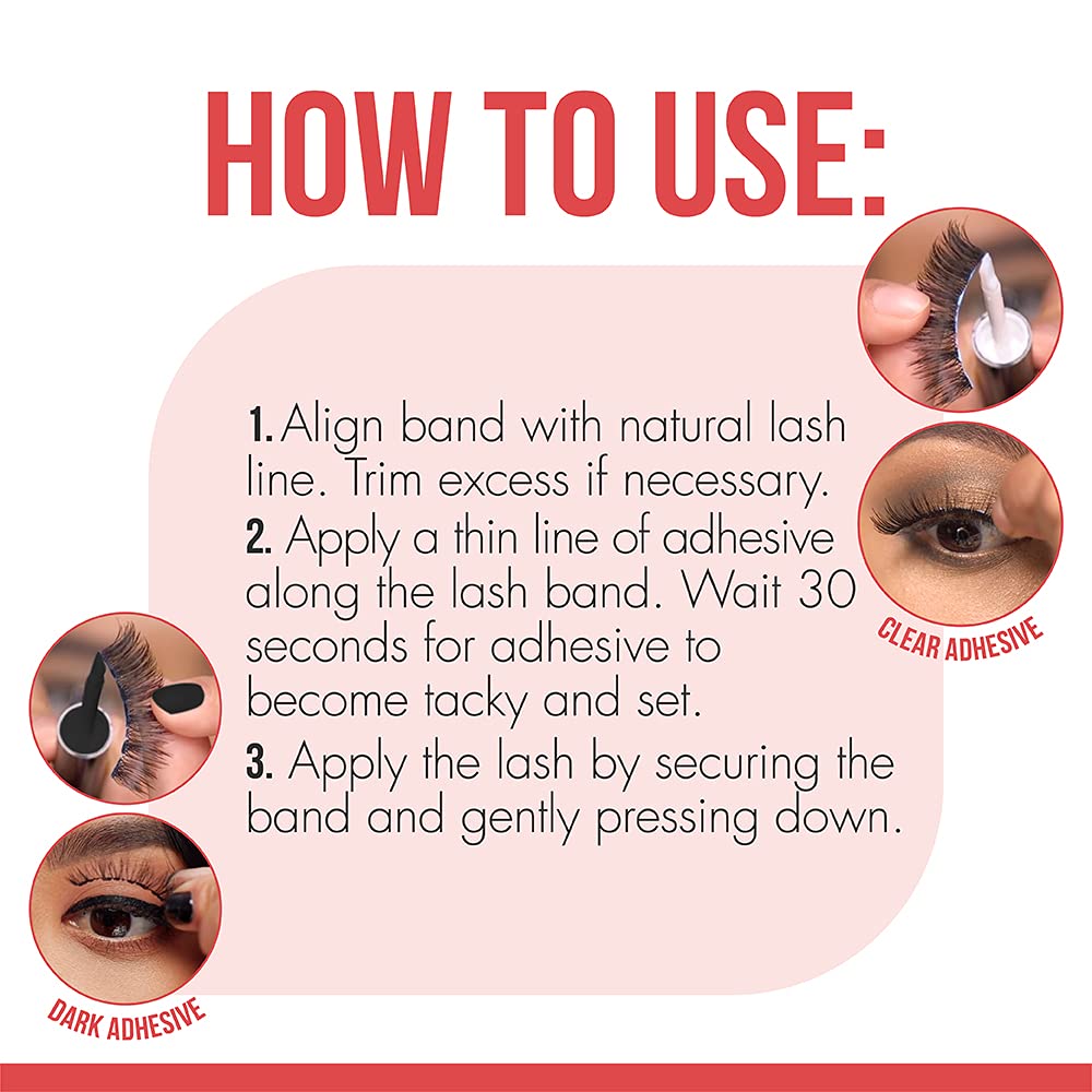 DUO Adhesives 2-in-1 Brush On Clear & Dark Adhesive 0.18 oz - Image 5